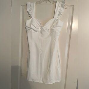 White dress. Never worn